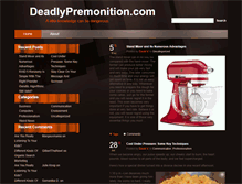 Tablet Screenshot of deadlypremonition.com